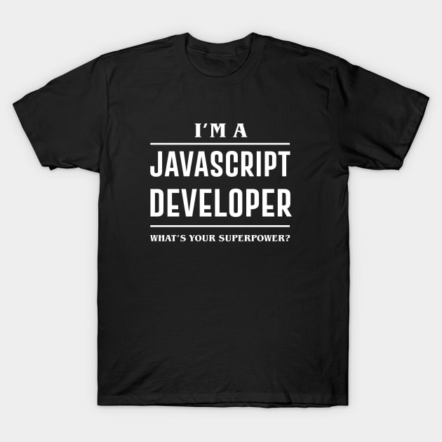 Javascript Developer T-Shirt by amalya